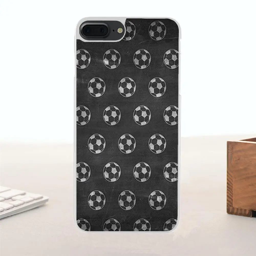 Bixedx Fire футбольный мяч для Apple iPhone 4 4S 5 5C SE 6 6S 7 8 Plus X мягкий модный чехол из ТПУ
