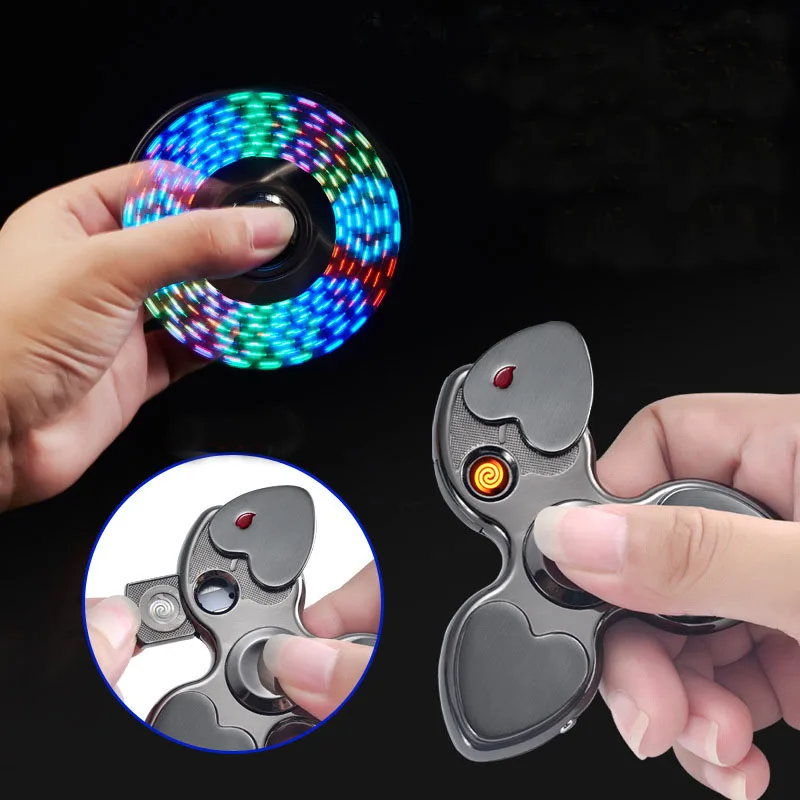 Непоседа Spinner Сигареты Аксессуары Зажигалка счетчик светодиодный плита провода