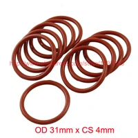 od 31mm x cs 4mm silicone rubber gasket sealing o ring o ring washer