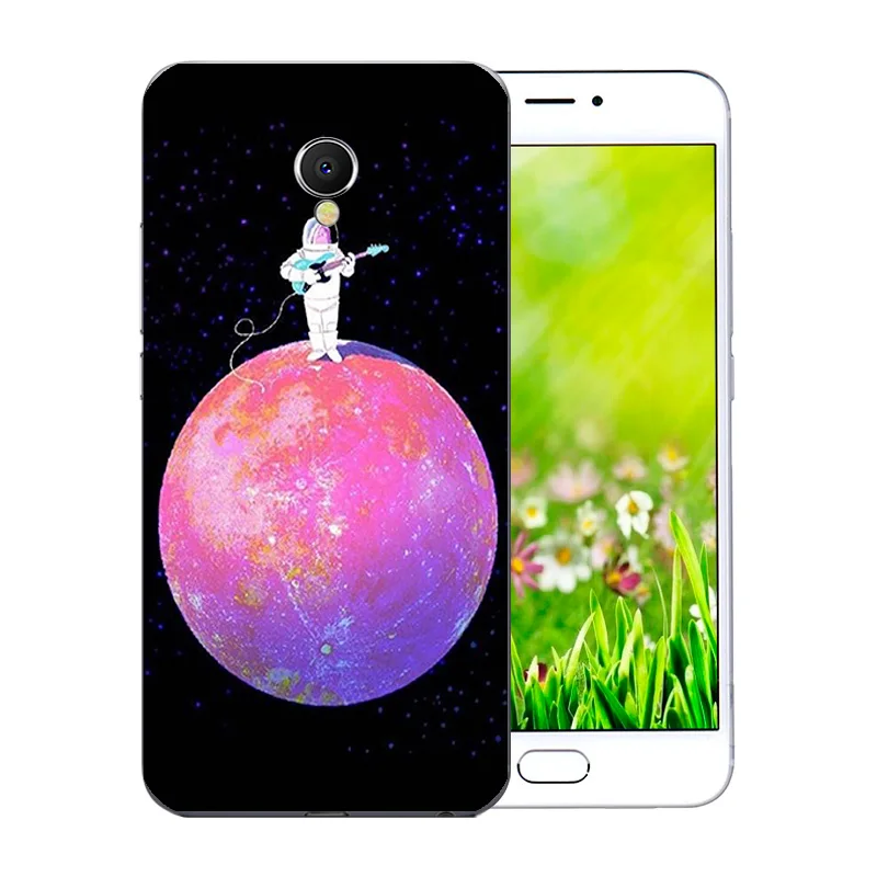 5 дюймов для Meizu MX6 космический мир шаблон чехол телефона Mx 6 Meilan Mx6 Мягкий ТПУ