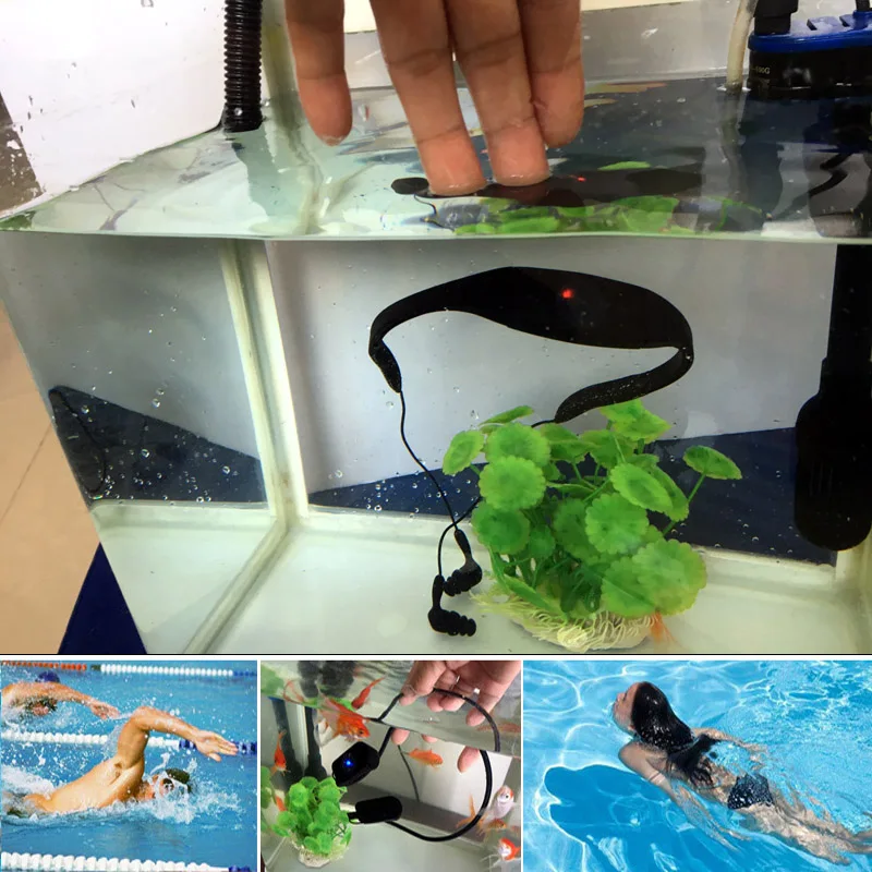 Водонепроницаемый MP3-плеер Спортивная музыка 8 Гб памяти радио FM для дайвинга