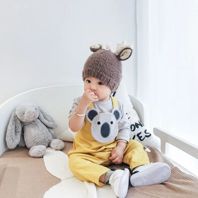 

Celveroso Newborn Baby Overalls Pants Clothes Soft Cotton Summer Short Toddler Suspender Pants cartoon bear Overalls For Kids