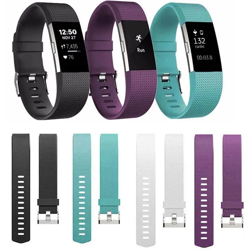Cewaal браслет на запястье Смарт часы ремешок мягкий для часов замена Fitbit Charge 2|wristband