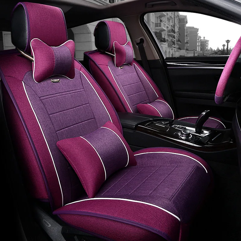 Модный чехол для сиденья автомобиля Универсальный Decoracion Para Coches Asientos автомобильный чехол для сиденья задняя крышка для сиденья сезон 4