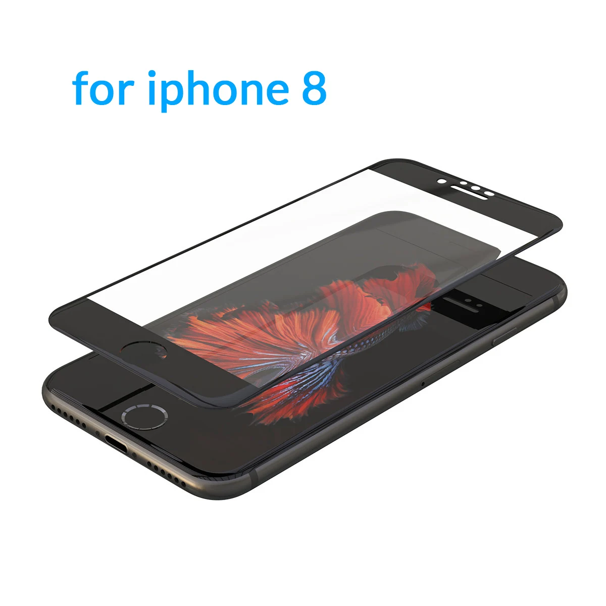 for iphone 8 ORICO Черный 3D полное покрытие 9H Закаленное стекло протектор экрана для iphone 6 7 8 изогнутое защитное стекло пленка для iphone 7 Plus - Цвет: for iphone 8
