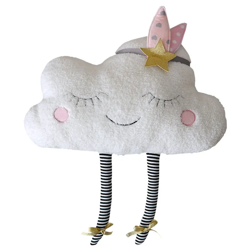 INS Cloud Baby Care подушка вышитая мигающая подушки на кровать эркер дисплей детская