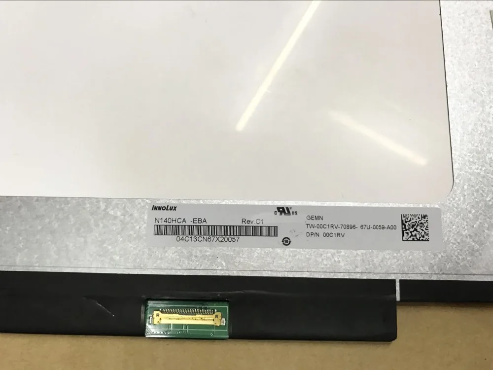 N140HCA-EBA Rev. C1 DP/N 00C1RV N140HCA EBA Матрица для ноутбука 14 0 &quotглянцевая 30Pin FHD 1920X1080 тонкий