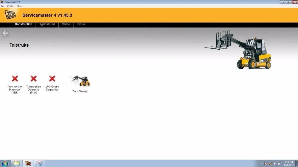 Для сервис JCB Master SM4.1.45.3 электронный сервисный интерфейс JCB грузовик экскаватор сельскохозяйственный строительный диагностический инструмент