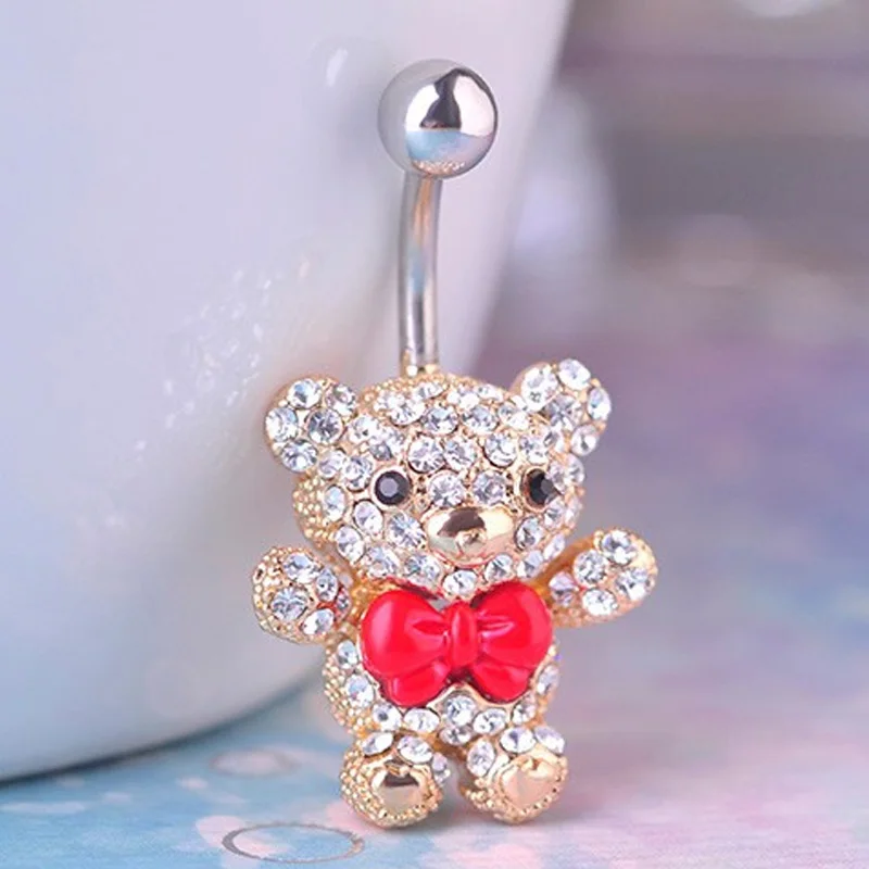 Женское кольцо для пирсинга животного из нержавеющей стали|piercing stainless steel|belly button