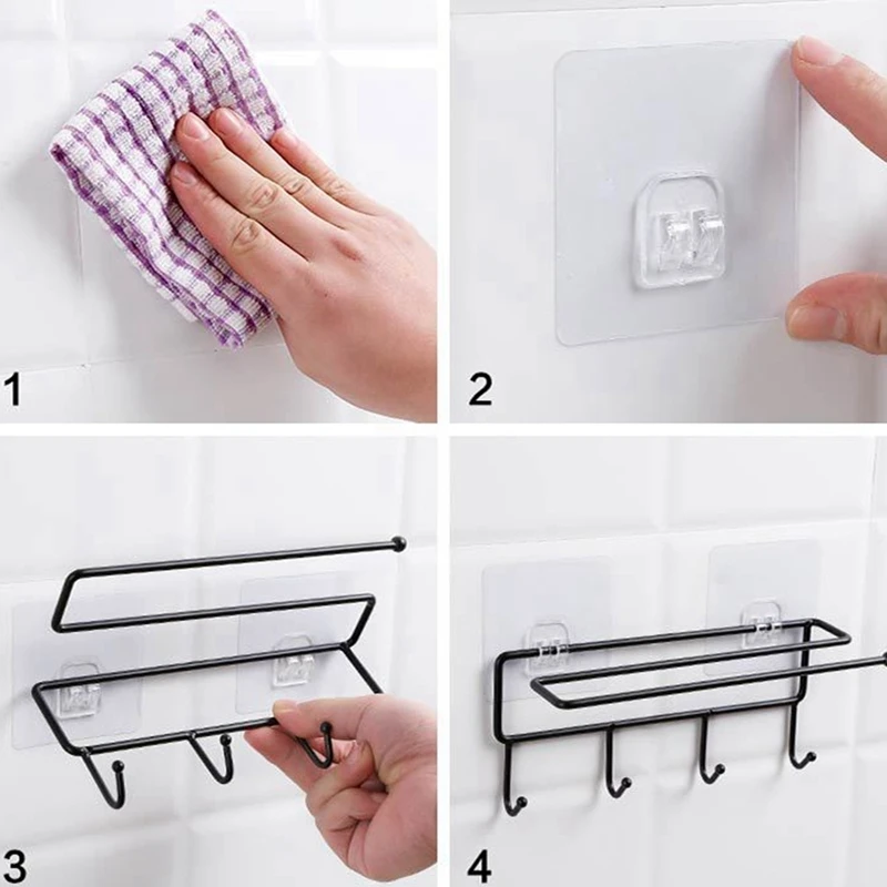 4 шт. настенные крючки для хранения бумаги|Подставки и стеллажи| |