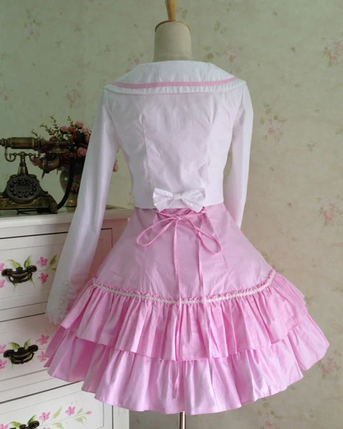 Новинка милое Хлопковое платье с длинными рукавами и бантом в пяти цветах для