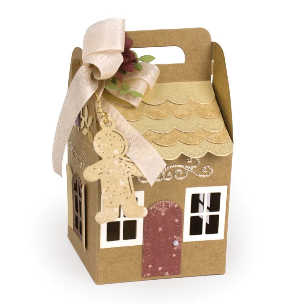 KSCRAFT рождественский дом металлические трафареты для пресс-формы DIY