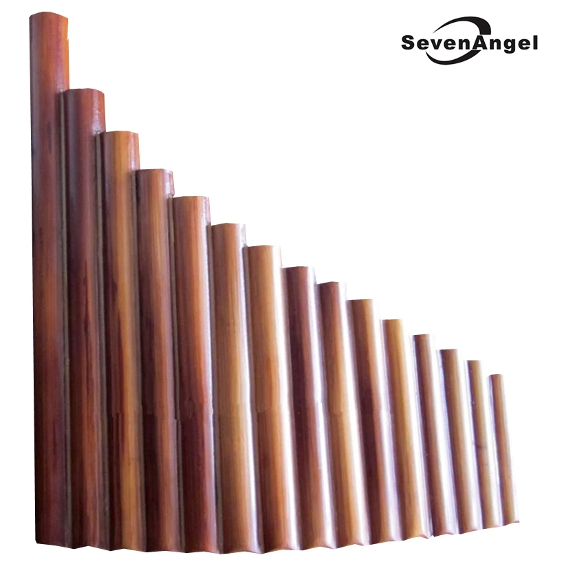 Pan Flute 15 трубок из натурального бамбука инструмент для ветряных приборов ручной