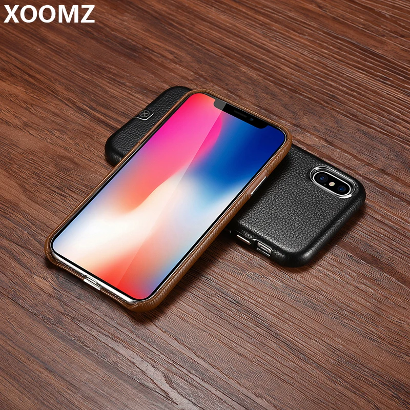 XOOMZ чехол для iPhone X Роскошный милый мягкий ударопрочный из натуральной кожи