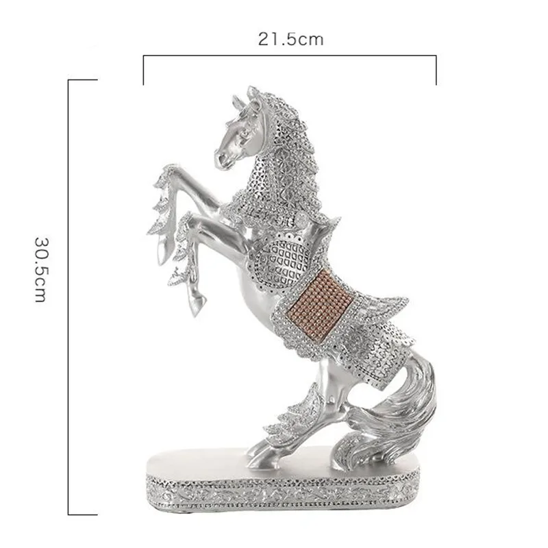 

Lucky horse decoration European home wine cabinet decoration living room TV cabinet porch crafts office small furnishings