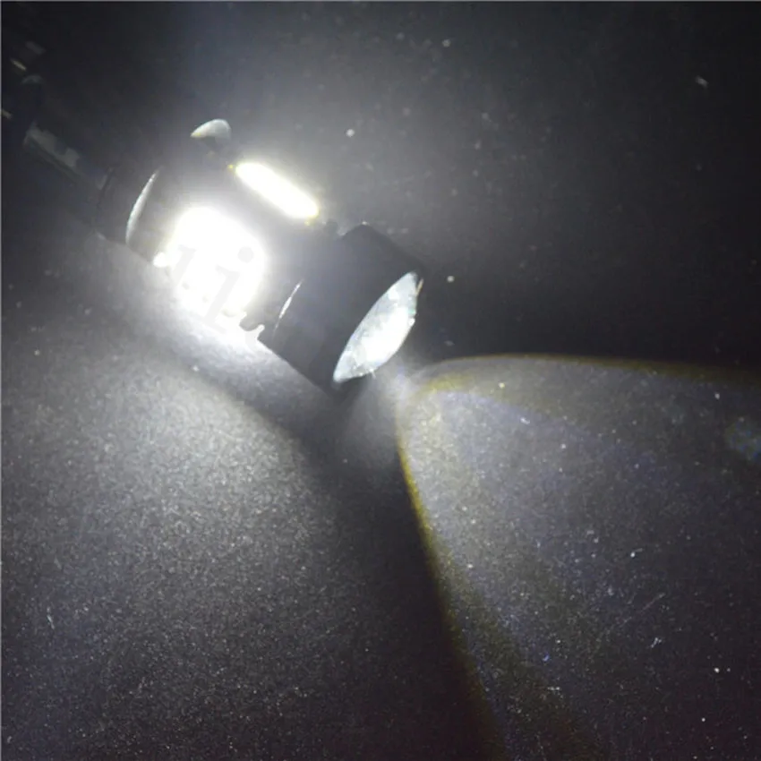 Белый 2 шт. 3030 21smd Led T25 3157 T20 W21w W21/w W21 5w 7443 7440 Canbus безошибочный тормозной задний сигнальный фонарь, белый Янтарный красный - Испускаемый цвет: Белый