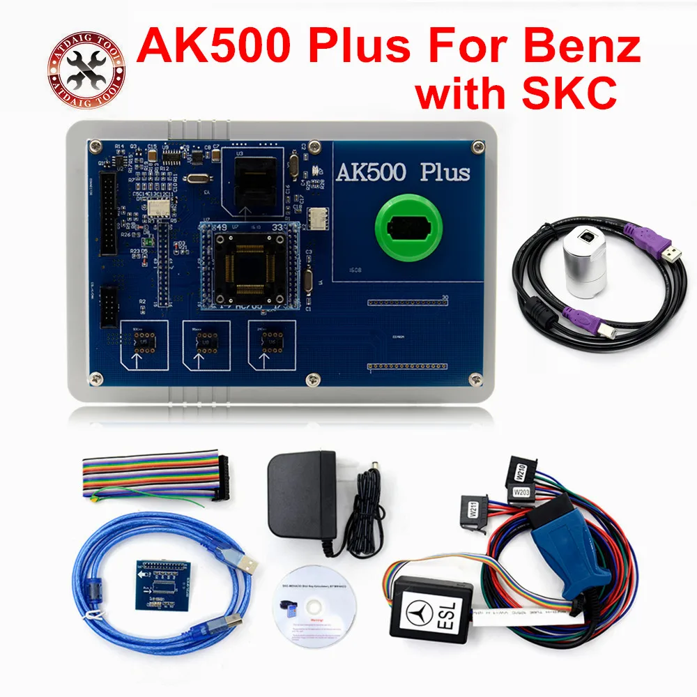 Профессиональный AK500 Pro выпуск AK500+ автоматический ключ программист с EIS SKC Калькулятор с базой данных жесткий диск DHL