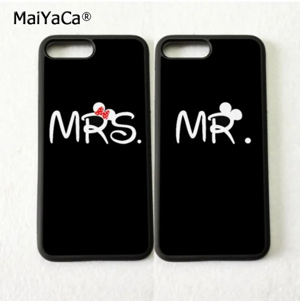 Mr Mrs BFF лучшие друзья черный силиконовый мягкий чехол для телефона iPhone 5s se 6 6s plus 7