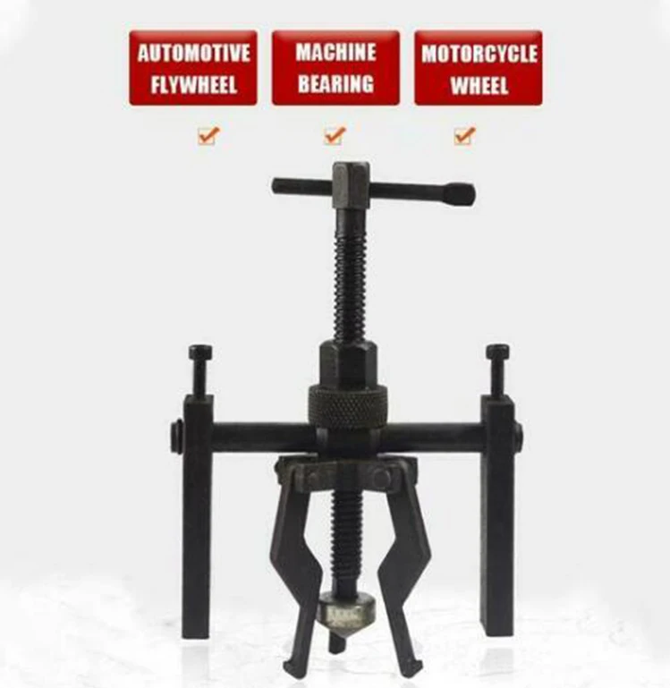 High Quality Carbon Steel 3-jaw Inner Bearing Puller Gear Extractor Heavy Duty Automotive Machine Tool Kit Car-Styling |