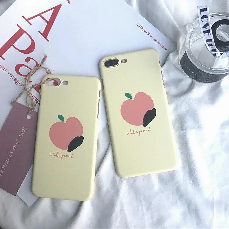 Модный простой персиковый бежевый чехол для телефона iphone X XR XS Max 6 6S 7 8 Plus