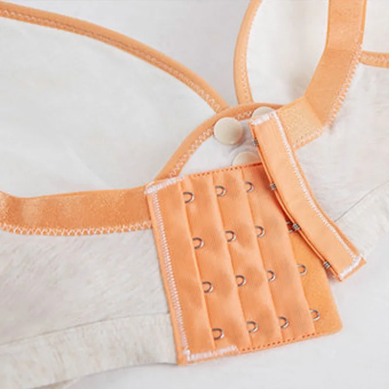 

Pregnant Underwear Maternity Nursing Bra Front Button push up Women's Front Hasp Wire free Pregnant Breastfeeding Pregnancy Bra
