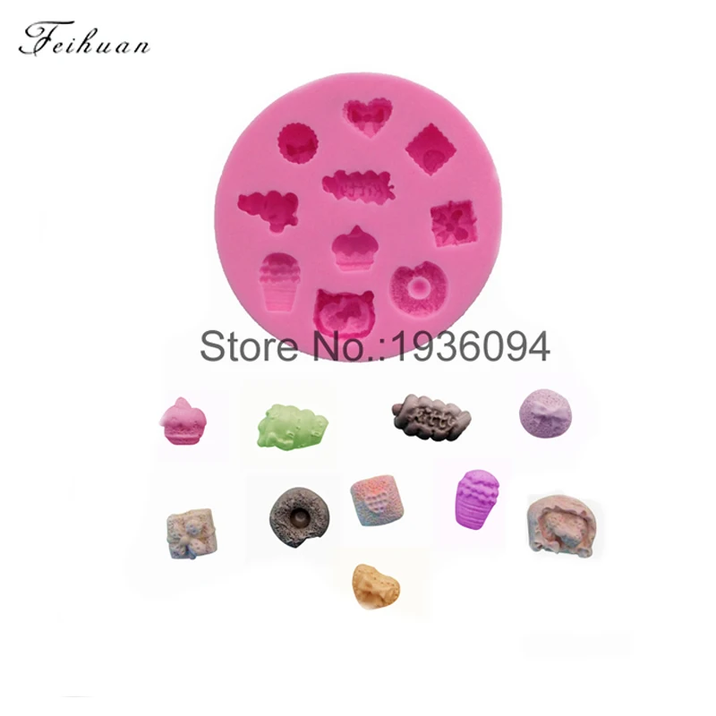 3D сахар Мороженое Дизайн силиконовая форма шоколадвечерние Вечеринка DIY помадка