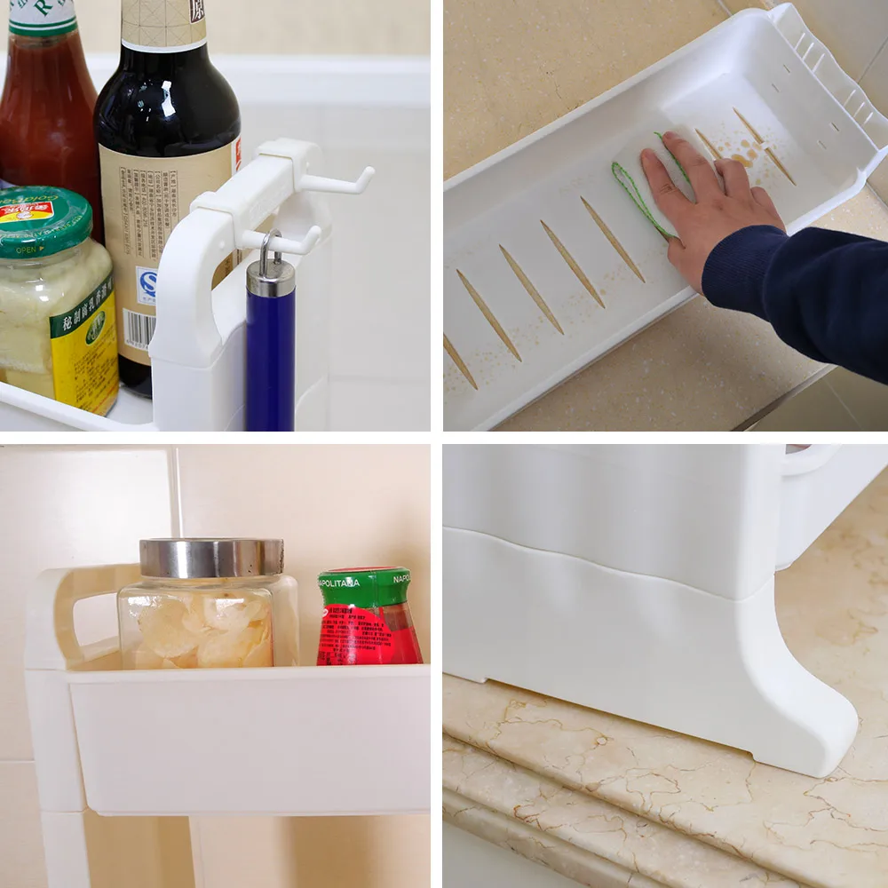 Кухонные принадлежности BYN цвета слоновой кости 2-ярусная Нетоксичная стойка для