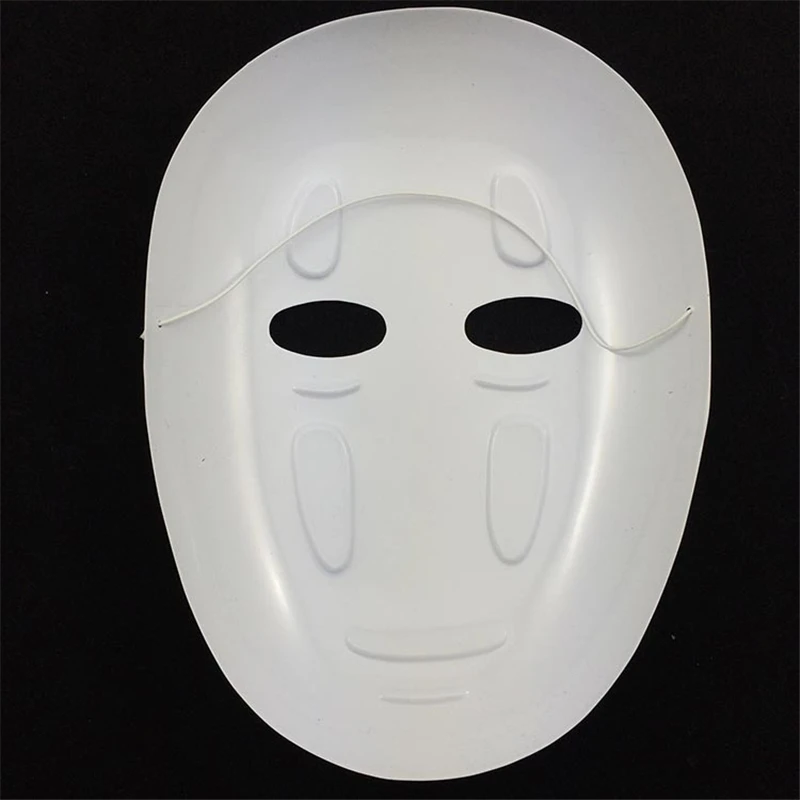 ANGRLY стиль Миядзаки Spirited Away маска без лица Безликий Косплей Шлем причудливый
