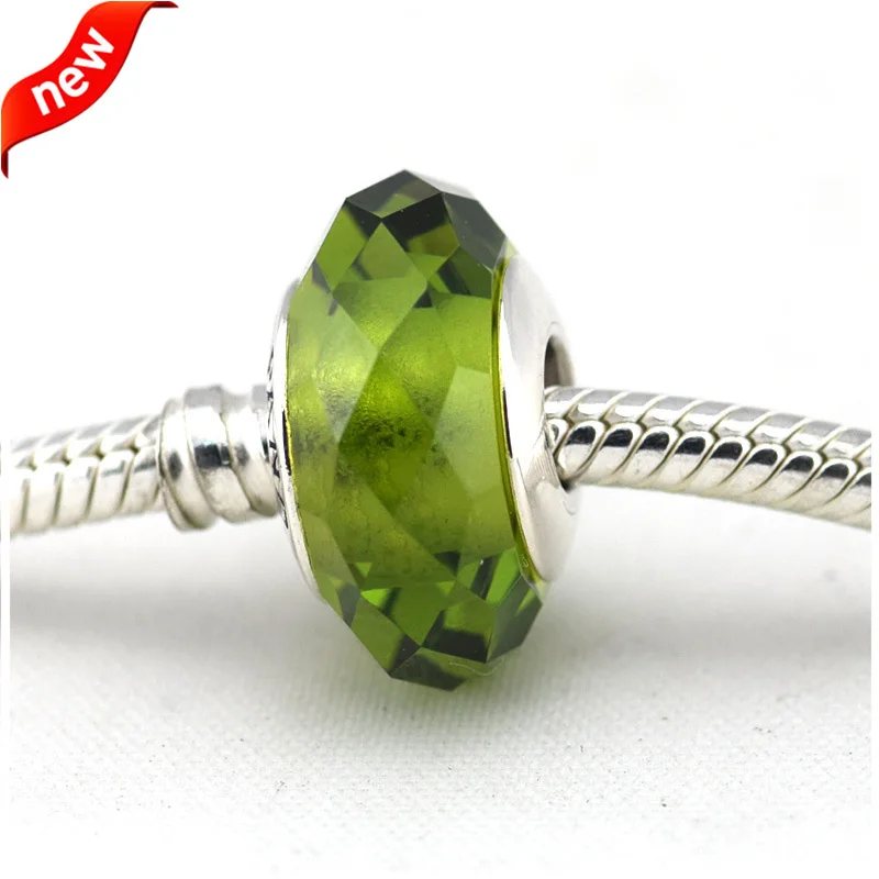 Бусины из муранского стекла и серебра 925 пробы с гранями|charm bead 925|charm silver beadcharms glass |