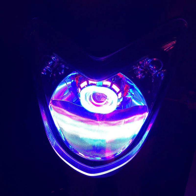 12v 15w мотоциклетный головной светильник светодиодный лампочка 6500K 1800LM мото