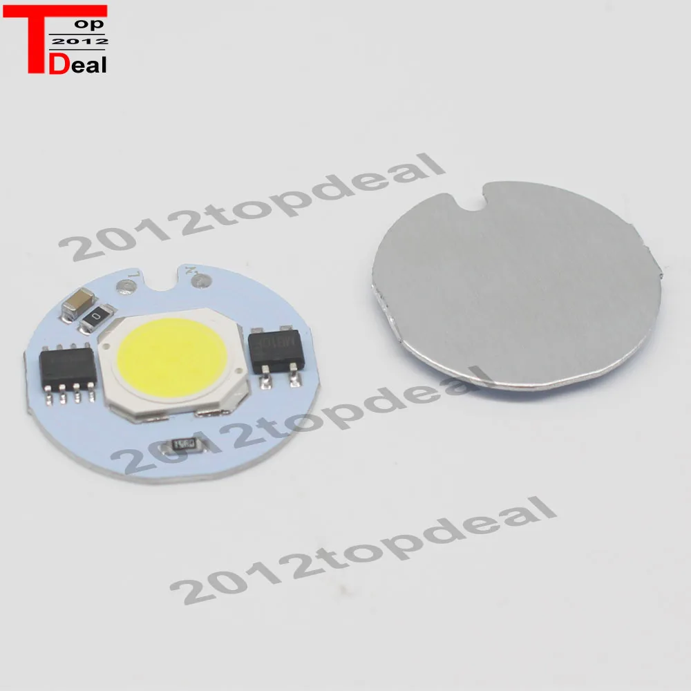 Светодиодный чип COB 3 Вт 5 7 9 светодиодный Лампа 220 В IP65 умный Драйвер IC