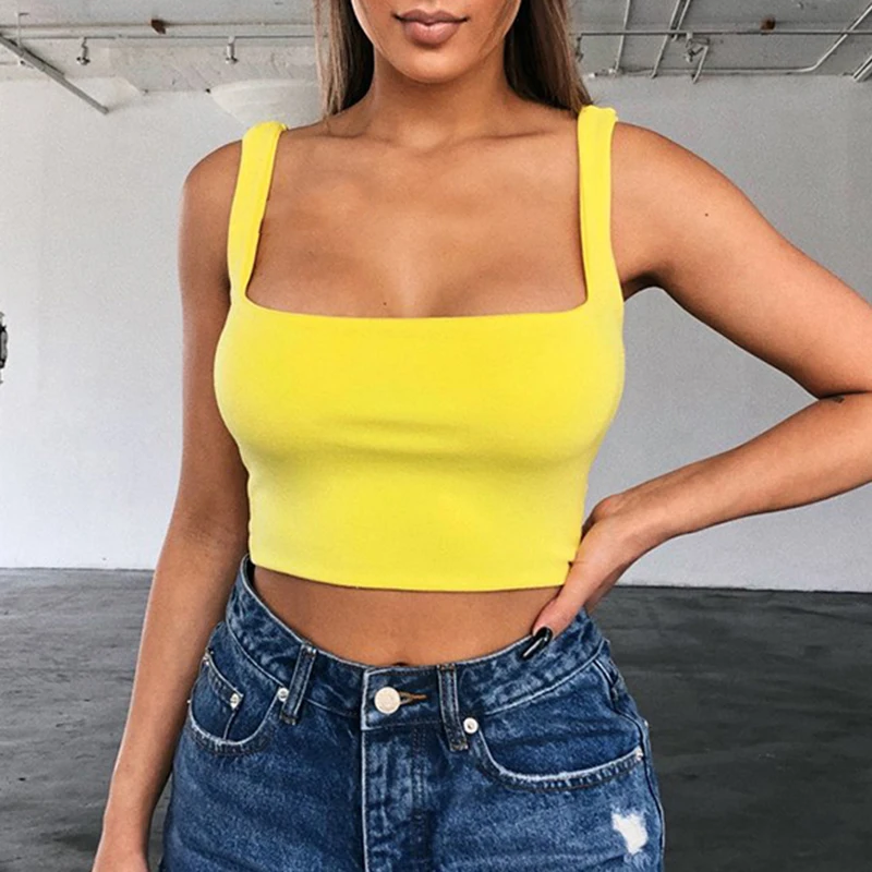 2019 New Fashion Women Tops Sexy Summer Sleeveless Backless Strap Vest Tube Skinny |