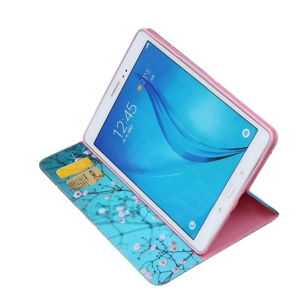 Чехол Tab A 9 7 с рисунком жирафа и панды чехол для Samsung Galaxy подставкой из