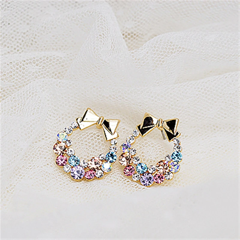 2019 Новое поступление Горячая мода Brincos Oorbellen Bijoux красочные Кристальные Eaerrings