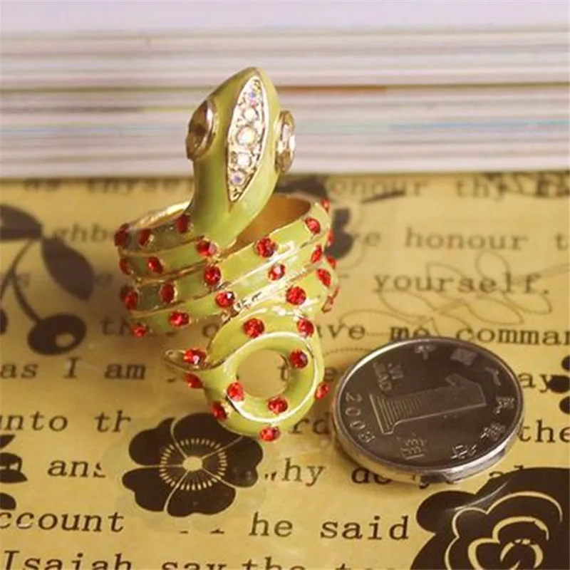 Модное кольцо стоя 2014 Новое чистое и бесшумное свежее элегантное змея 0301