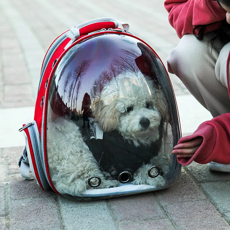 Прозрачный рюкзак SMARTPET в виде космической капсулы дышащий ранец для переноски