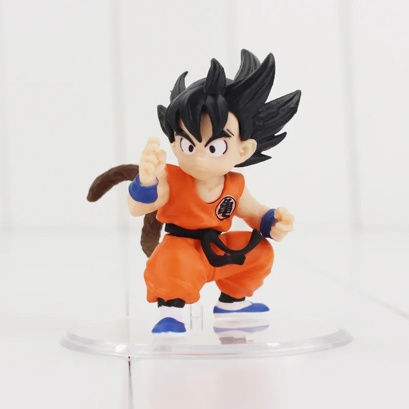 7 см фигурка Dragon Ball Сон Гоку Дети Стиль фигурки куклы ПВХ Модель игрушки