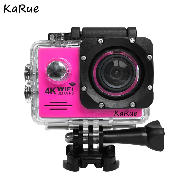 

KaRue Action Mini Camera WiFi Ultra HD 4K Underwaterproof 30M Outdoor Sports Camera 2.0" LCD 1080p 60fps Sport Camera