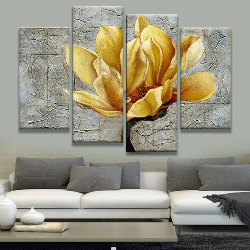 Холст настенная живопись Книги по искусству домашнего декора для Гостиная HD