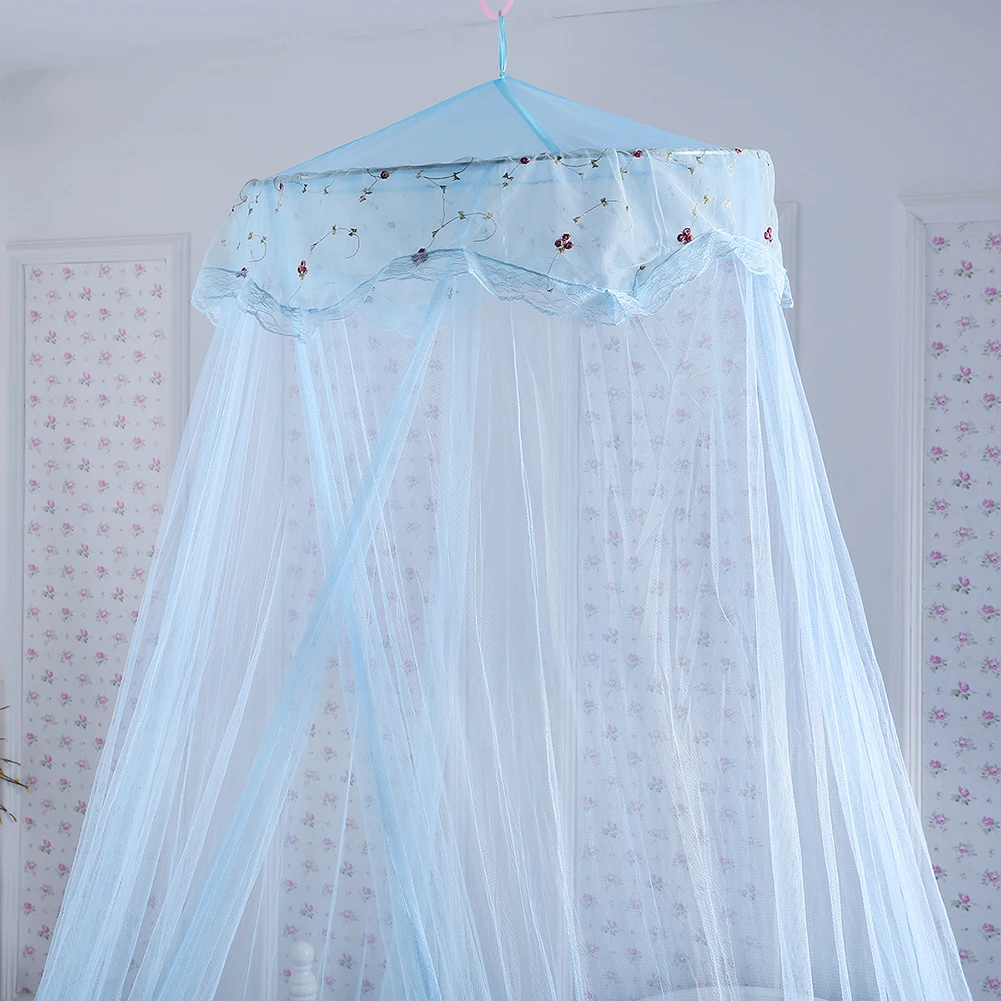 Модный элегантный милый цветочный купол Принцесса навес сетка занавеска детская