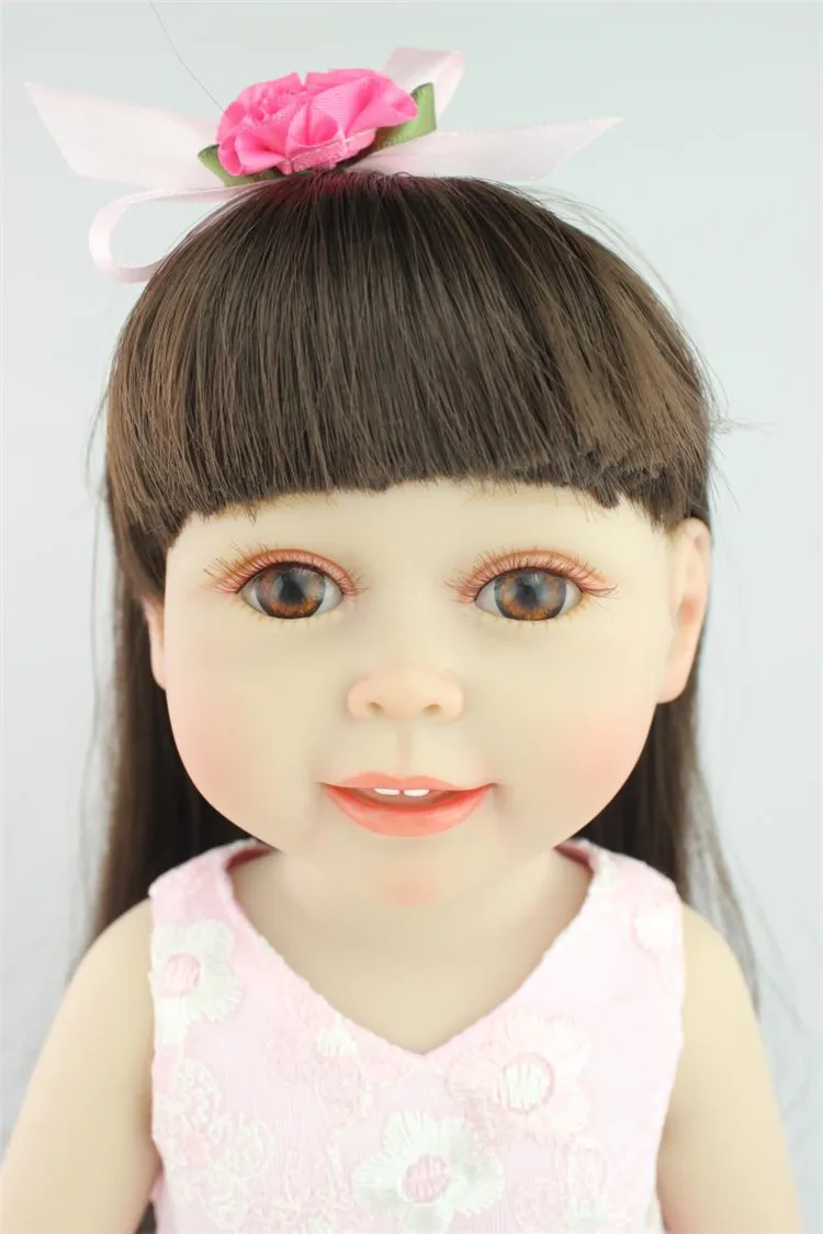 Кукла Reborn Girl NPK 45 см/18 дюймов виниловая Baby dolls игрушки Bebes reborn куклы принцессы для