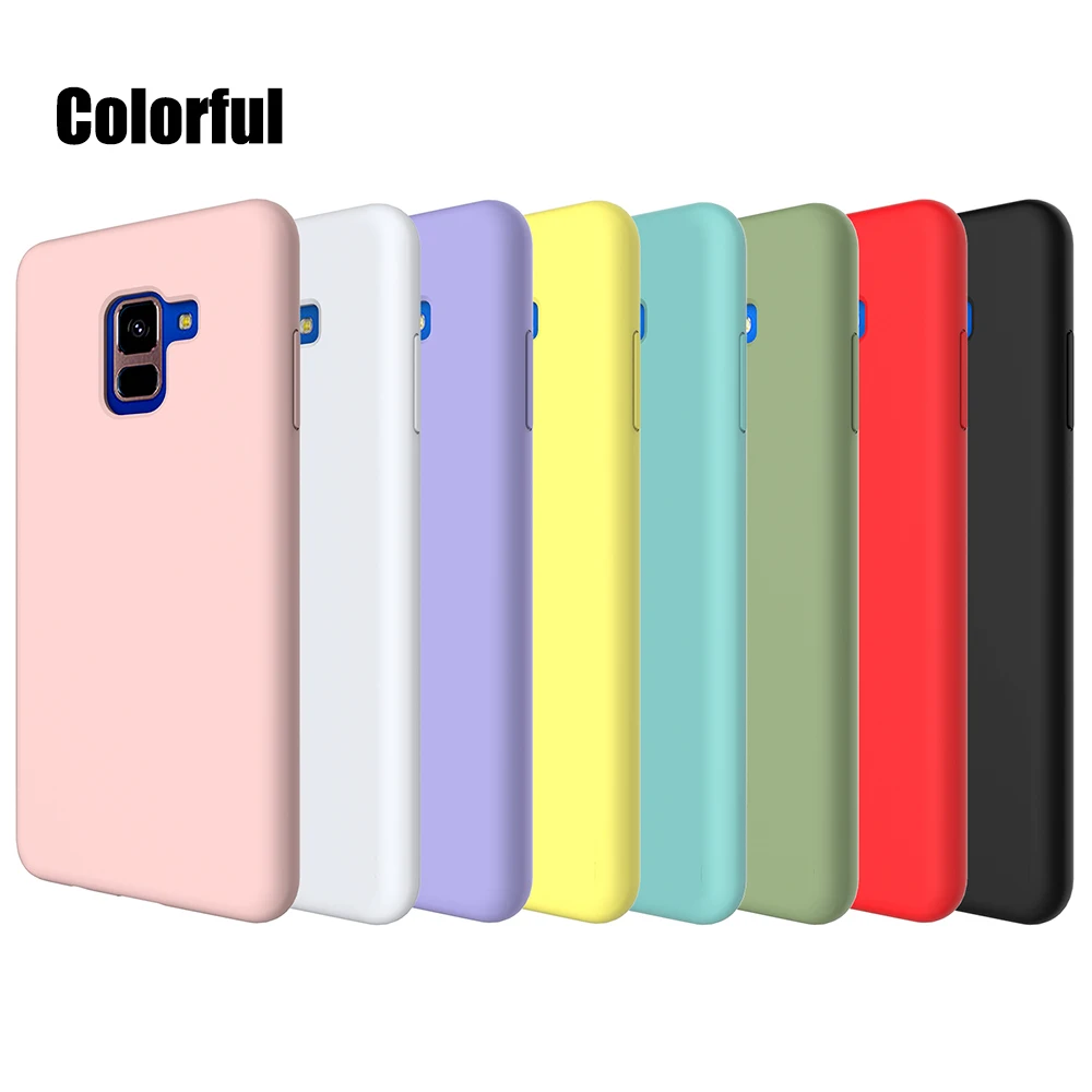 Для samsung Galaxy A8 Plus мягкий жидкий силиконовый чехол-накладка для samsung A8 plus A9 S10 5G A70 M20 M10 A9S чехол s