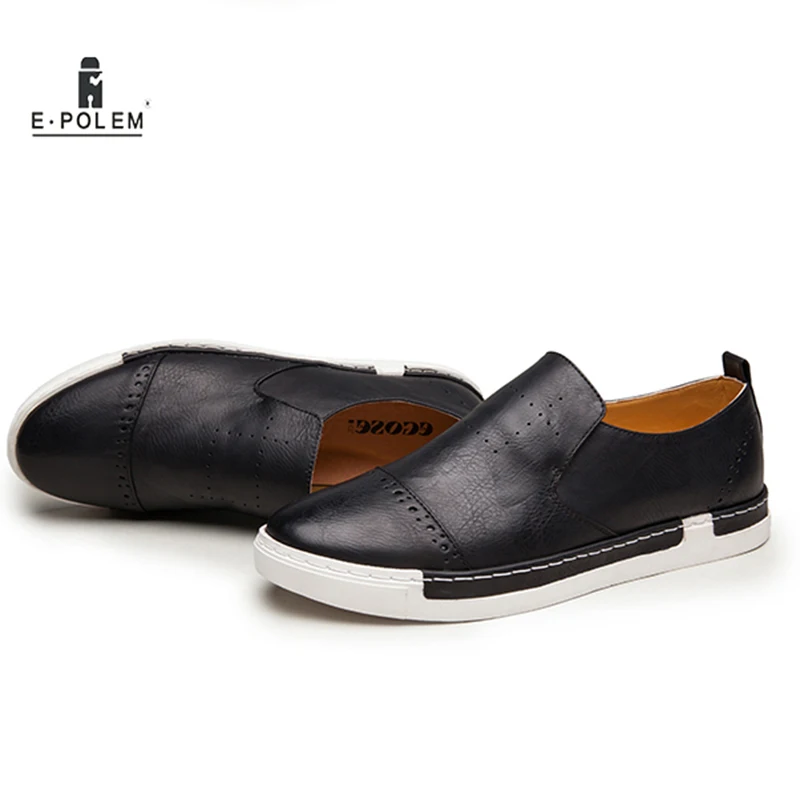 

Mens Casual Shoes Hot Sale Soft Fashion Men Loafers Shoe Slip on Men Leather Flat Mocassins Shoes Designer Male Boat Shoes