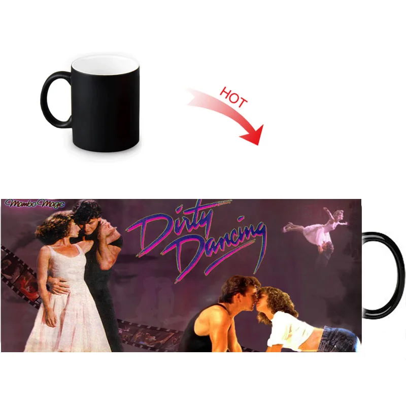 Кружка для кофе Dirty Dancing меняющая цвет Термочувствительная кружка с датчиком