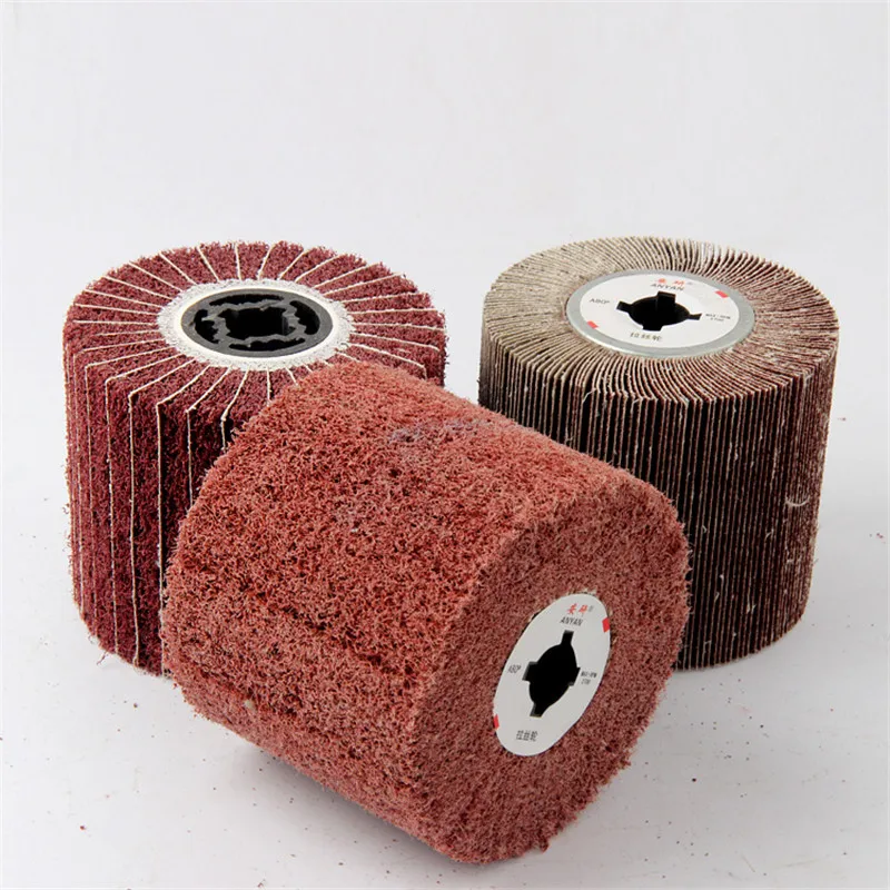 1 piece 120*100*19mm Non-woven Satin Combi Mop wheel Striping Wheel for Stainless Steel | Инструменты