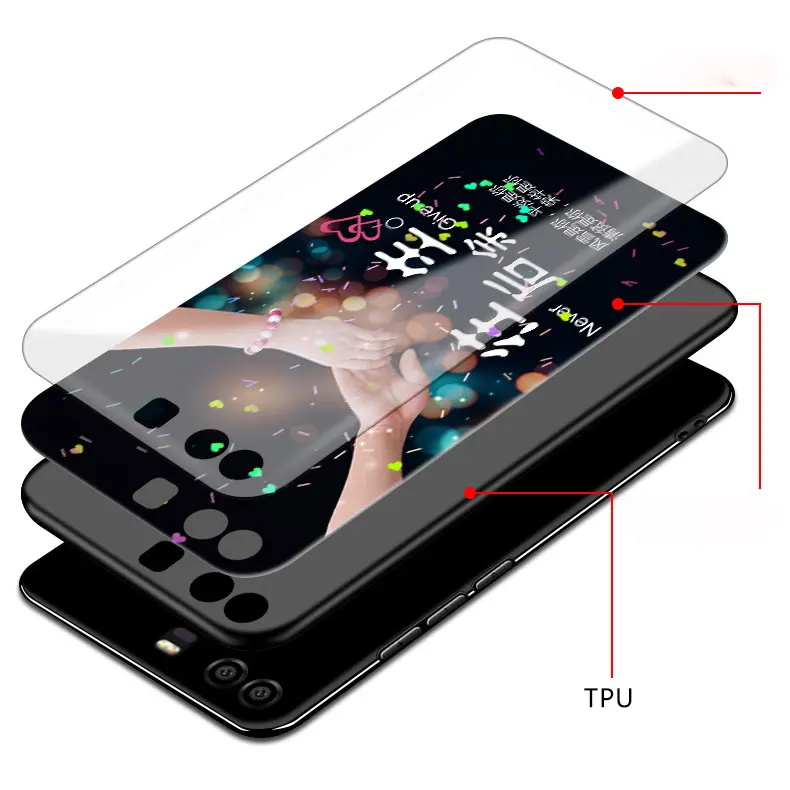 Чехол для Huawei P10/ P10 Plus с гибридным эпоксидным покрытием и окрашенной задней защитной оболочкой.