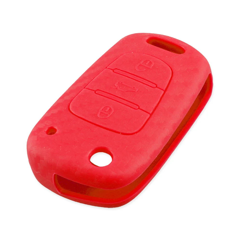 KEYYOU 3 кнопки силиконовый чехол для автомобильного ключа Kia RIO K2 K5 Sportage Sorento Hyundai i20 i30