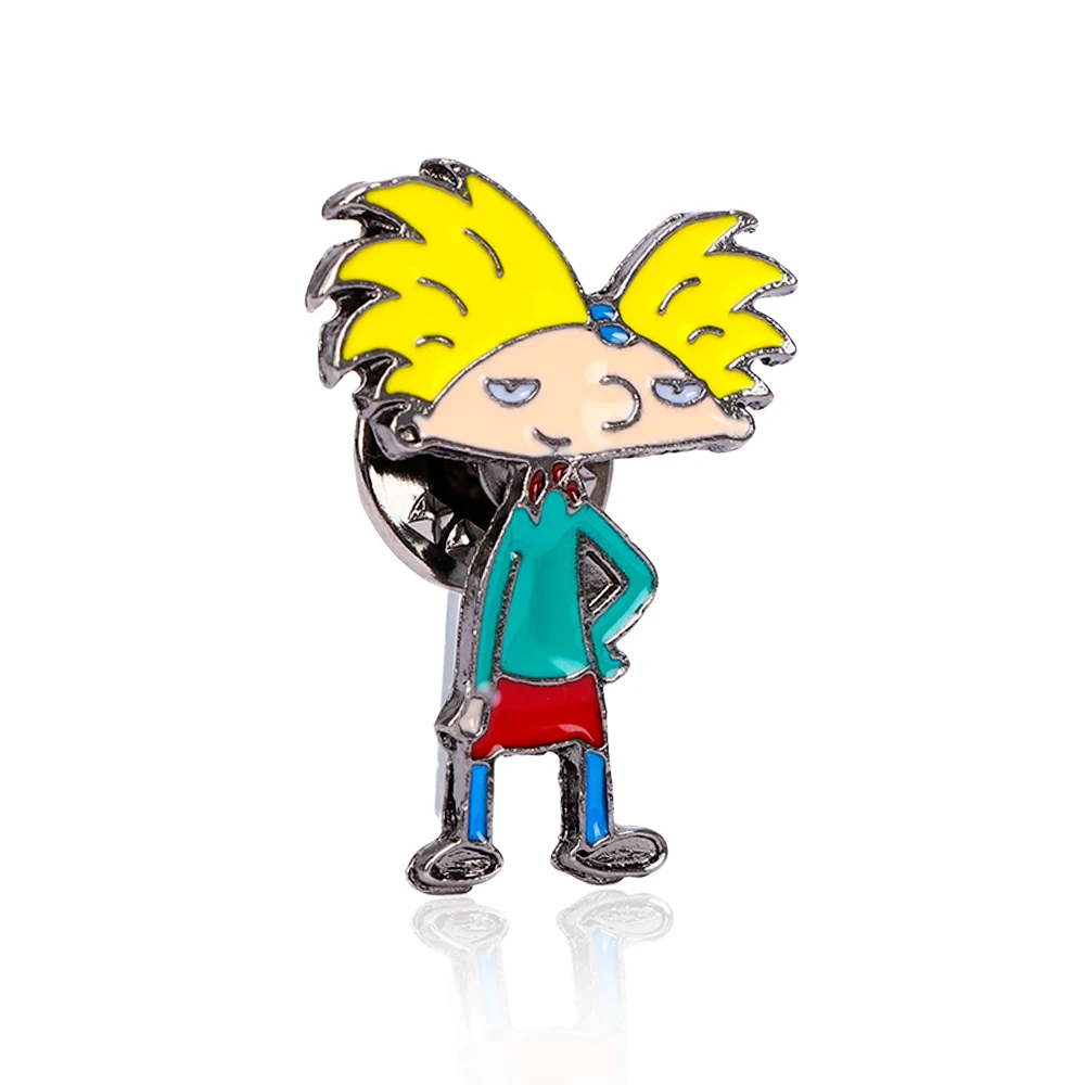Милый стильный значок унисекс из сплава с мультяшным изображением мальчика