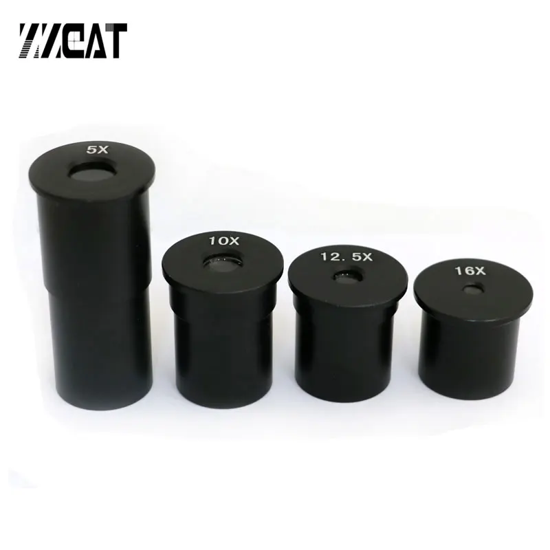 

1PC 23.2mm Interface Mount Size Microscope Eyepiece 5X 10X 12.5X 16X Optical Glass Lens Eyepieces for Biological Microscopes