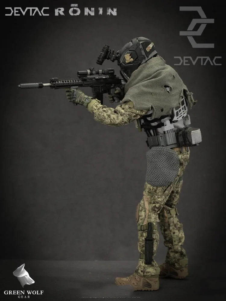 Коллекция 1/6, полный набор коллекционных фигурок зеленого волка Devtac Ronin Vagabond, модель для фанатов, коллекция праздничных подарков